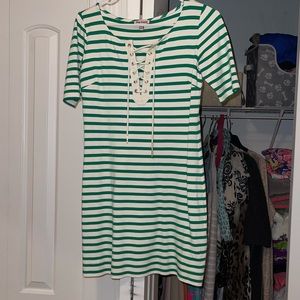 Juicy Couture striped mini dress